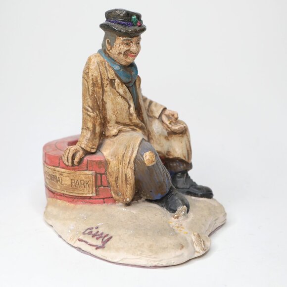 Vintage Naturecraft Sharing Figurine Central Park 1980s Hand painted in England - Picture 10 of 10